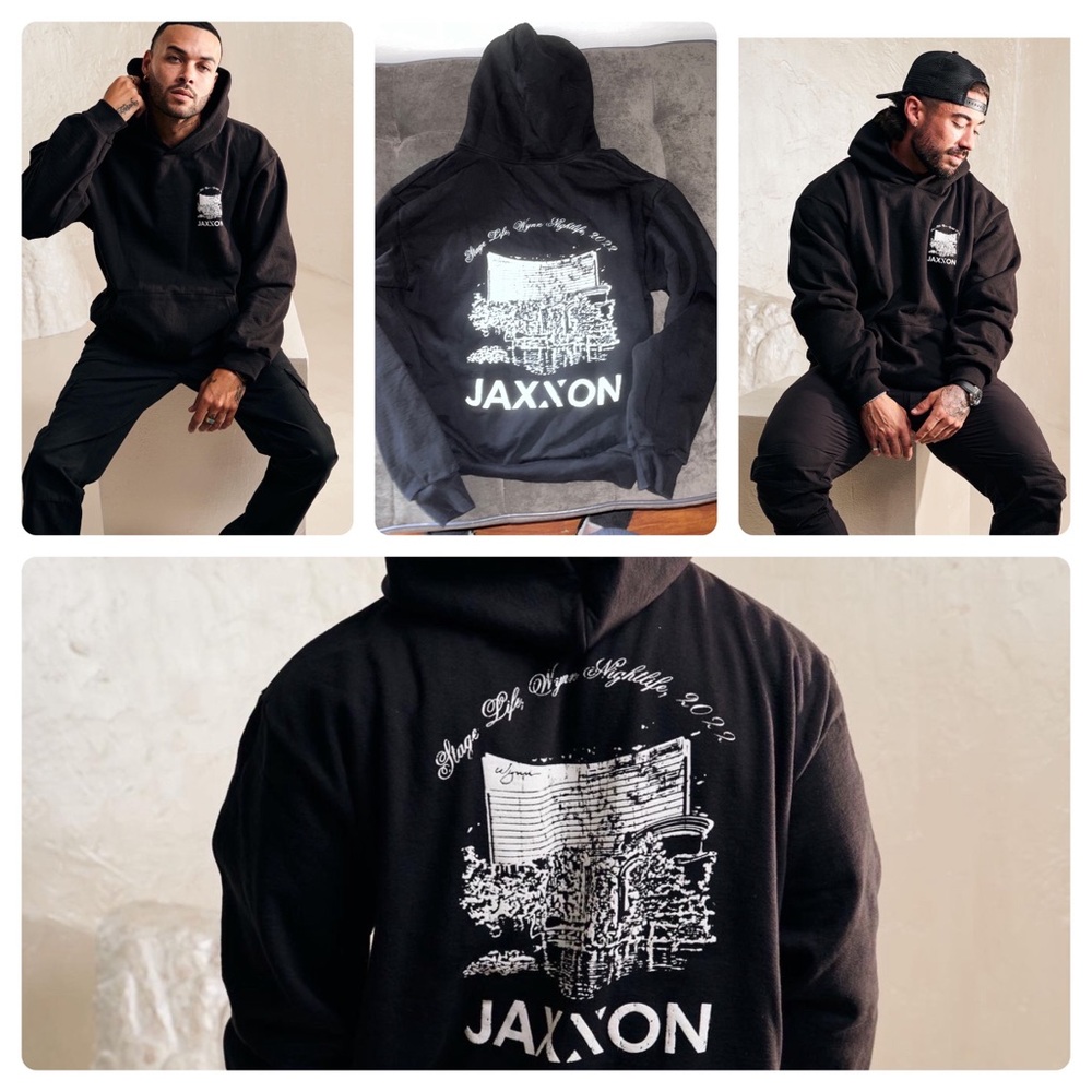 Jaxxon x Las Vegas Wynn Bear Degidio Pullover Hoodie Sz Medium